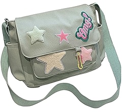専用E15DIESEL【 y2k/牛革 切替◆one shoulder bag】 Amazon.com: JEVELS Women's Y2K Star Denim Canvas Hobo